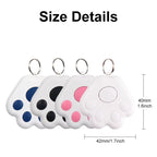 Mini GPS Tracker Key Kids Bag Finder Dog Cat Pet Locator Smart Bluetooth Tracker Device Anti-Lost Reminder for IOS/ Android