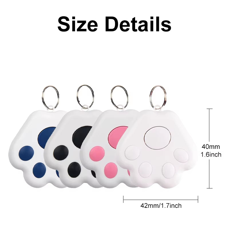 Mini GPS Tracker Key Kids Bag Finder Dog Cat Pet Locator Smart Bluetooth Tracker Device Anti-Lost Reminder for IOS/ Android